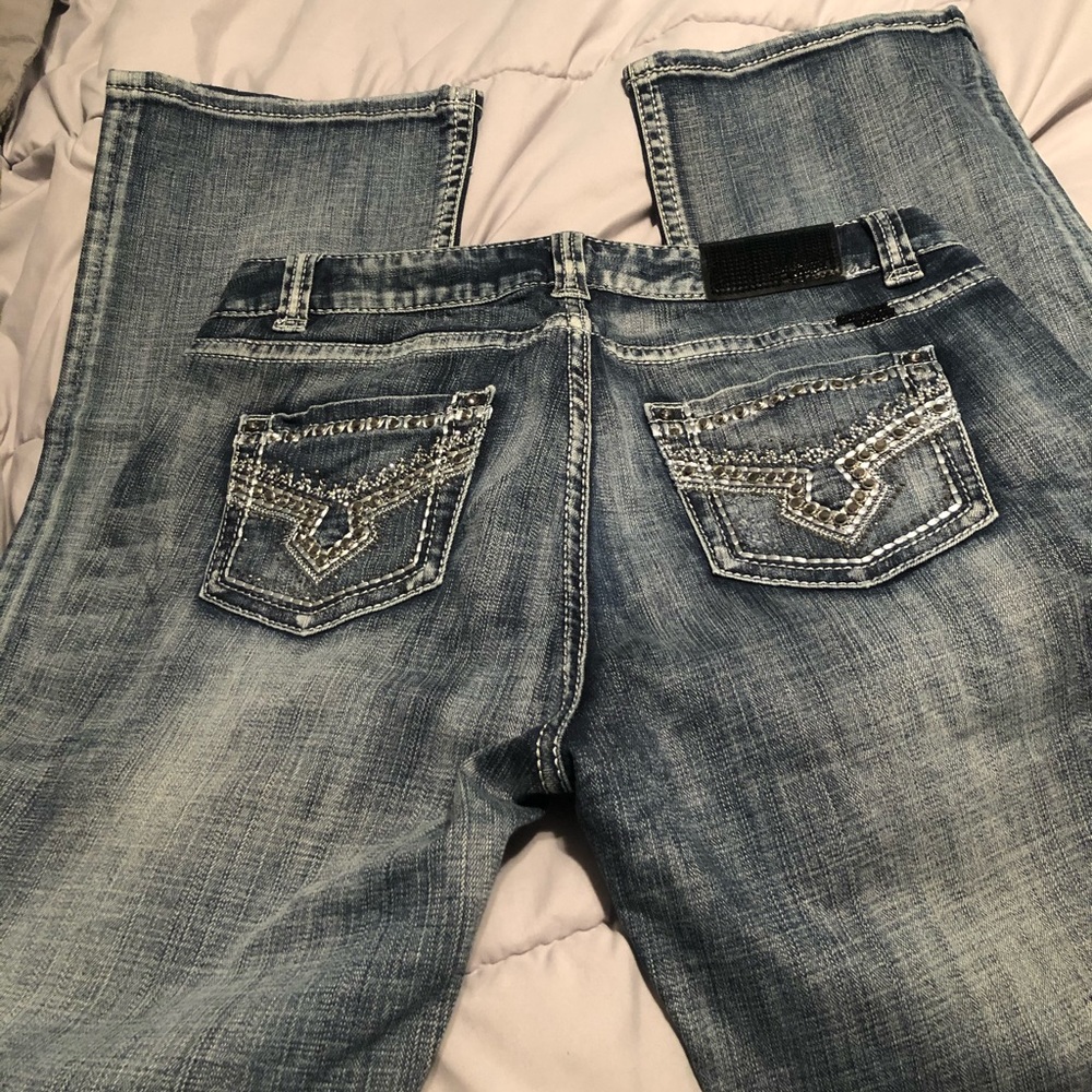 Rock & Roll Cowgirl Jeans  34x34 mid rise
